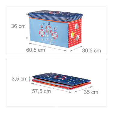 Relaxdays Children's Sitting Box