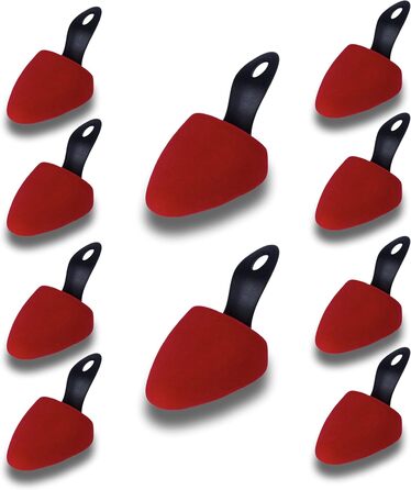 MTS care LISA Basic Velours Pumps Size 36-38 - Foam Shoe Stretcher for Women, 5 Pair Set - Shoe Stretcher Keeps Shoes in Shape - Perfect Fit & Freshness