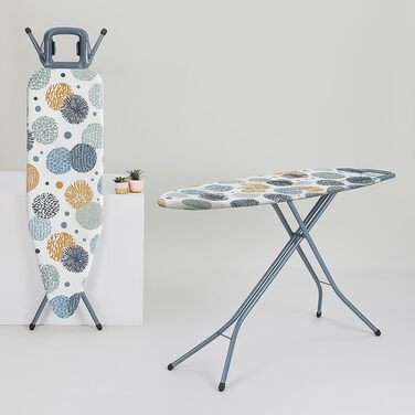 Чохол для прасувальної дошки Smart Fit XL – для великих прасувальних дошок 145 x 54 см | Товста фетрова підкладка | Міцний еластичний кріплення | Практичний та зручний | Машинне прання | Виготовлено в...