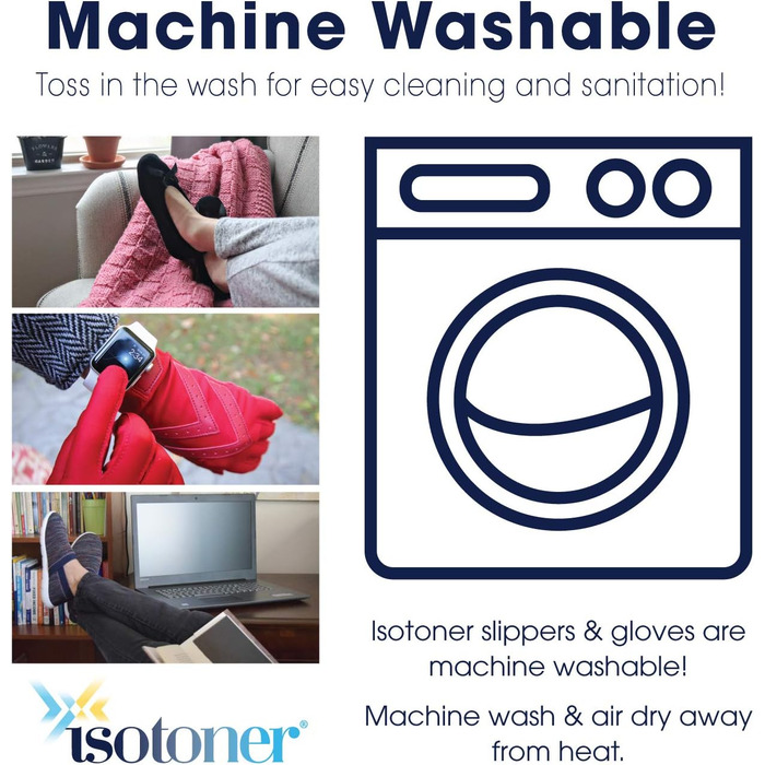 Тапочки чоловічі Isotoner з піною Memory Foam та підошвою для дому та вулиці (Large, Microterry Ash)