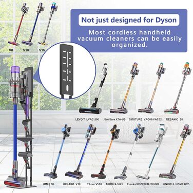 Підставка для пилососа AIKOLZON: органайзер для аксесуарів, сумісний з більшістю ручних бездротових пилососів