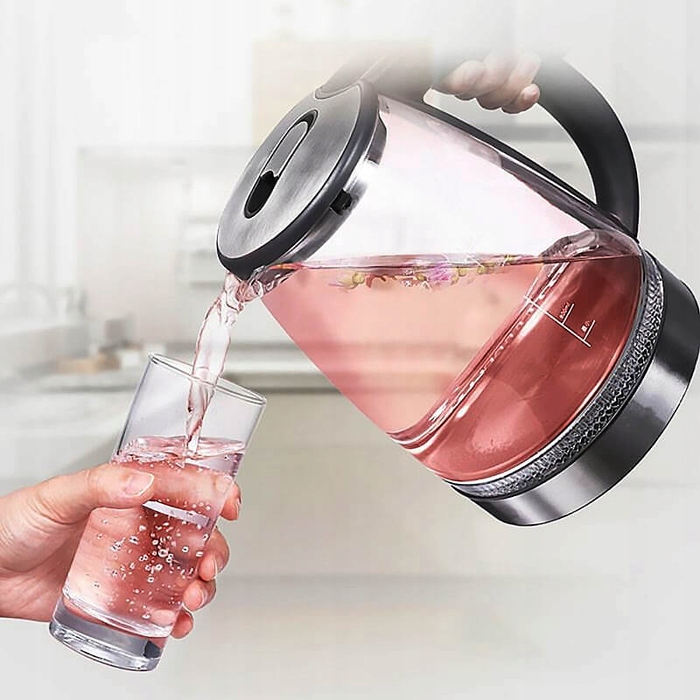 Електричний чайник Concept RK4150, 2200 Вт, 1,7 л, сріблястий/сірий