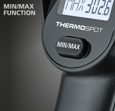 Лазерний термометр Laserliner ThermoSpot: вимірювання температури від -38°C до 365°C, 8-точкова лазерна точка, Auto-Hold, MAX-індикатор