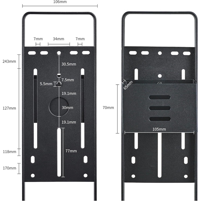 Тримач для пилососа Dyson: V15, V12, V11, V10, V8, V7, V6. Білий/Чорний, для акумуляторних моделей та аксесуарів