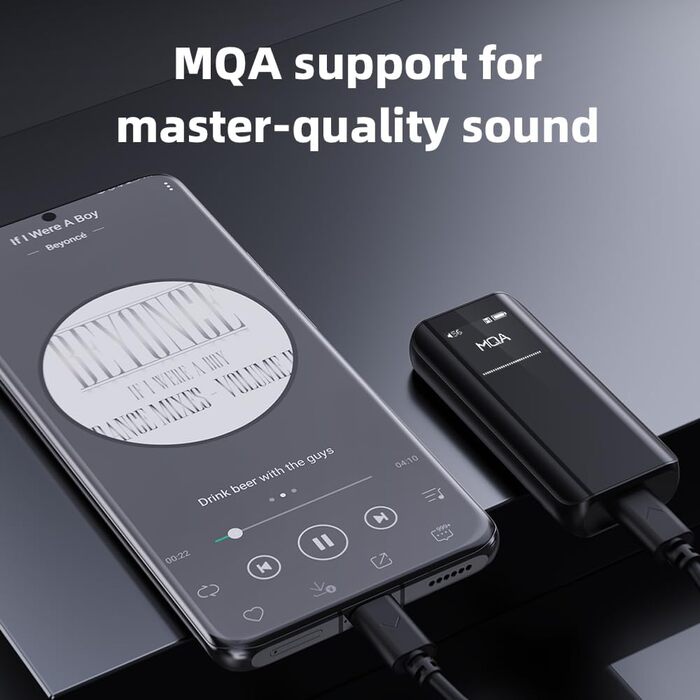 FiiO BTR15 - Портативний підсилювач/ЦАП з потужністю 340mW, чорний колір