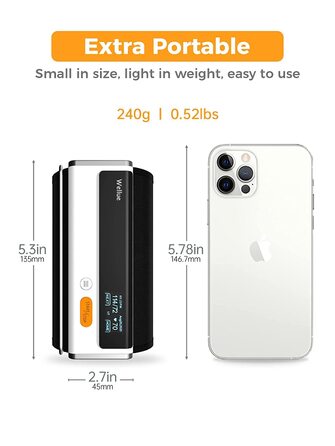 Вимірювач артеріального тиску ViATOM Armfit Plus з ЕКГ, монітор здоров'я серця, бездротовий, з безлімітним сховищем та додатком для iOS та Android