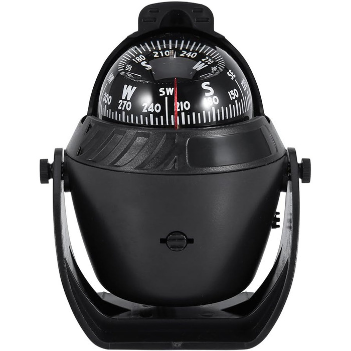 Filfeel Digital Marine Compass, High Precision LED Light Swivel Compass, Navigation Electronic Compass Ball Compass for Marine Boat Car - 5.39