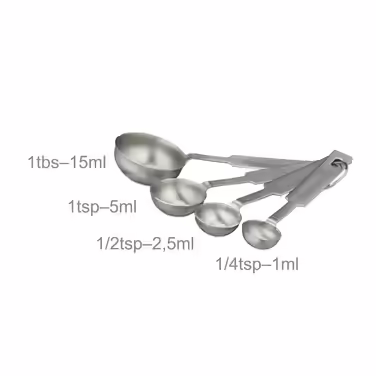 Relaxdays 8-piece Measuring Cup and Measuring Spoon Set