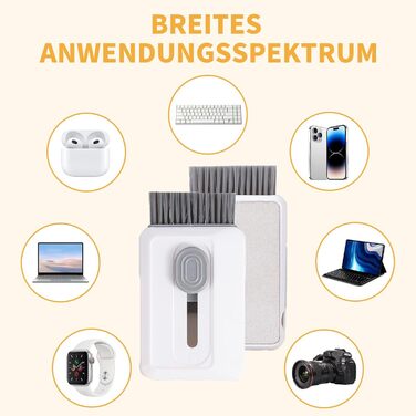 Органайзер для кабелів Ruonfash (2 шт.) + Набір для чищення клавіатури: для телефонів, навушників, ноутбуків, USB-кабелів, Power Bank