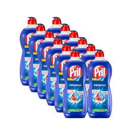 Засіб для миття посуду PRIL Original, висока розчинна здатність жиру, для холодної води, 675 мл (набір 8 шт)