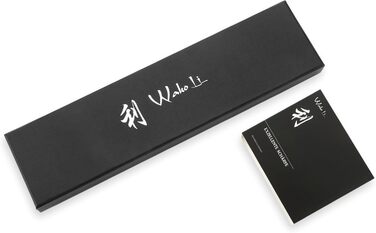 Wakoli Nakiri Messer 17 см: ніж для овочів з титанового покриття, нержавіюча сталь, G10 ручка, ніж для овочів та зелені, ніж для хліба в подарунковій коробці