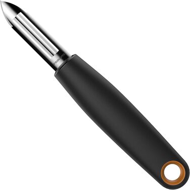Овочечистка Fiskars Functional Form 18 см, сталь/пластик, чорно-помаранчевий (набір 2 шт) 1014419