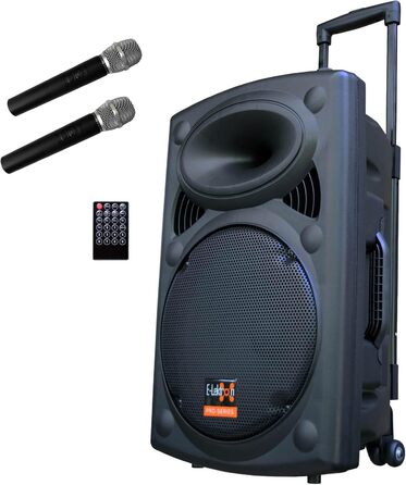 E-Lektron EL30-M MK-III: Портативна акустична система 700W з Bluetooth, MP3, USB, SD, 2 мікрофона та пультом - Soundsystem