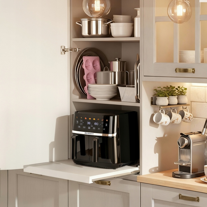 Аерофритюрниця Berdsen BD-657 1700W, двокамерна, 10,2 л