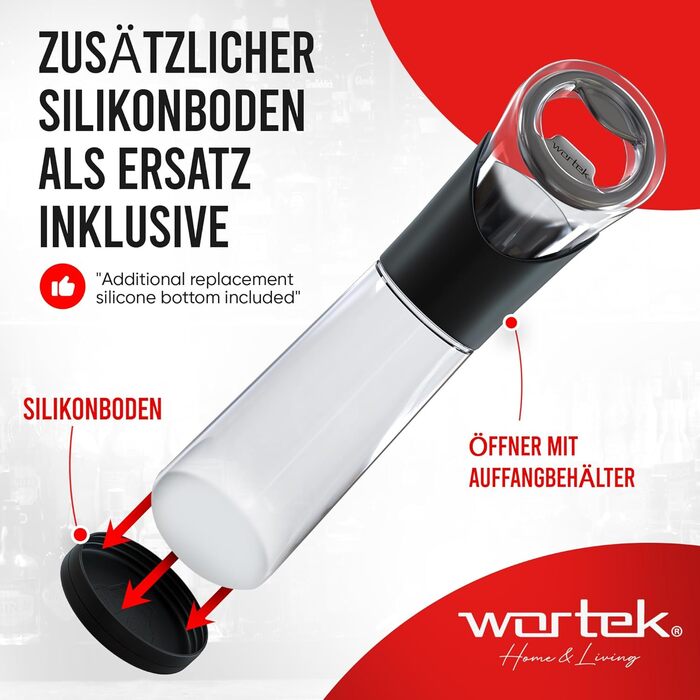 Відкривач вин Wortek: професійний відкривач вин та винних пробок, ідеальний подарунок для любителів вина (для найкращого дідуся)