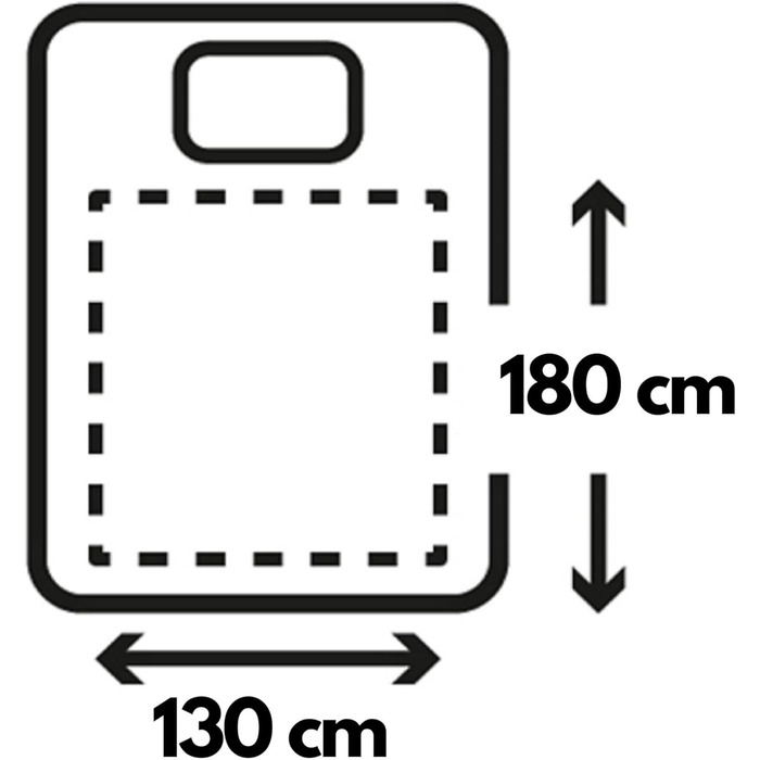 Електрична гріюча ковдра з автовимкненням Kuschelheizdecke 180x130cm, 9 рівнів нагріву, 40°C, пральна