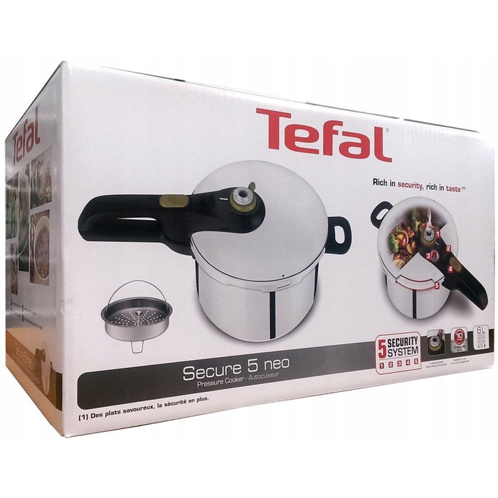 Скороварка Tefal 6 л, срібляста