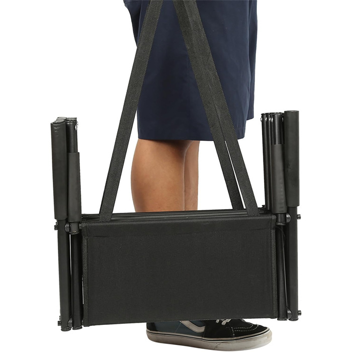 Рампа для собак Homewell - складана, до 70 кг, регульована - для маленьких, середніх, великих та хворих собак. Чорний колір