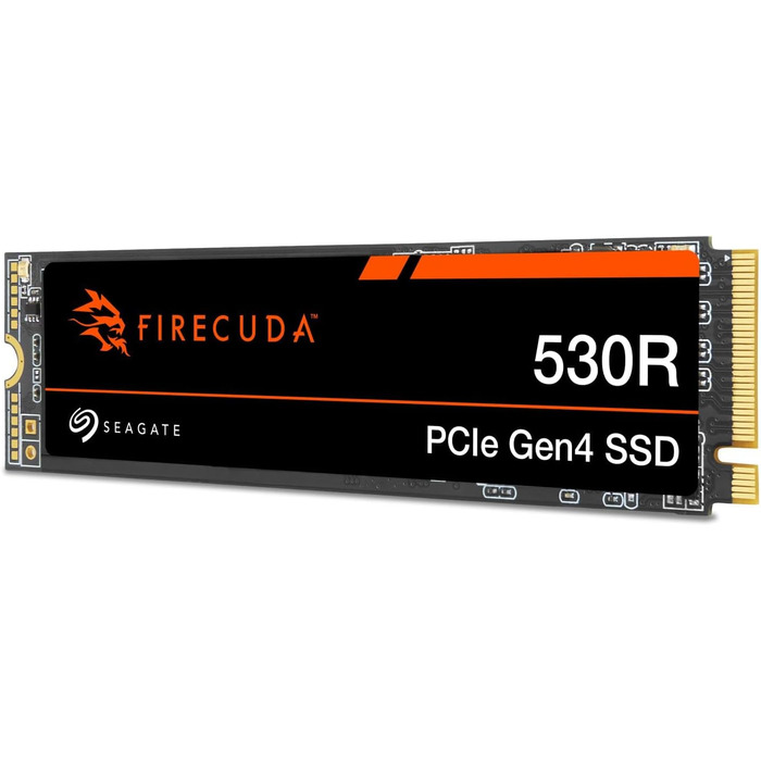 SSD Seagate FireCuda 530R 4TB NVMe PCIe Gen4 x4 для PS5/PC - 7400 МБ/с, 3D TLC NAND, 5.050TBW, Data Rescue Service