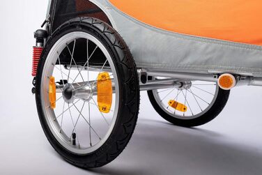 TrendPet Comfort Wagon L: Фарм'ятковий причіп для собак великих порід з амортизацією, алюмінієвий каркас