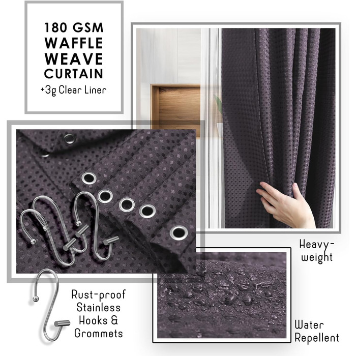 Набір аксесуарів для ванної кімнати 25 предметів: душова полиця, органайзер, зелений душовий завіс, щітка для унітазу, сміттєвий бак, дозатор мила