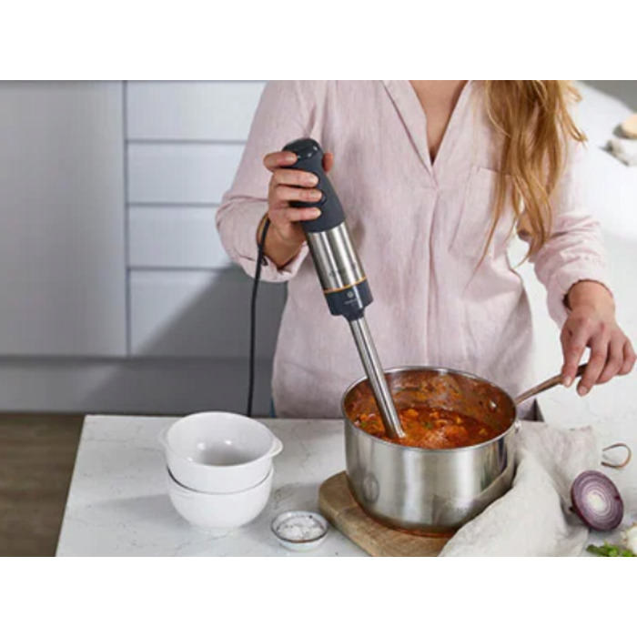 Занурювальний блендер Kenwood HBM 60.007GY Blend, 1000 Вт, сріблястий/сірий