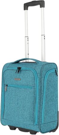 Чемодан ручної поклажі Travelite, 43 см, 28 л, Petrol (з сумкою для ліквідів)