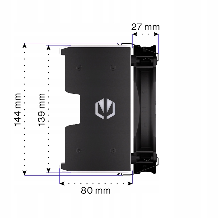 Кулер для процесора Endorfy Fortis 5 Black ARGB EY3A014 140мм