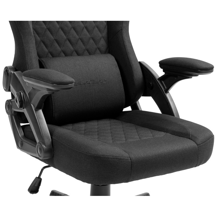 Ігрове крісло Delagear G 404, чорна тканина