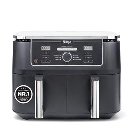 Аерофритюрниця Ninja Foodi MAX Dual Zone AF400EU з двома кошиками, 9.5 л, 2470 Вт, 6 функцій, мідно-чорна