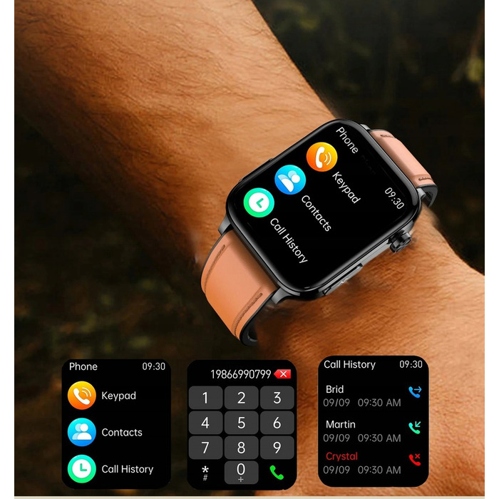 Розумний годинник Lazird EKG0025 чорний