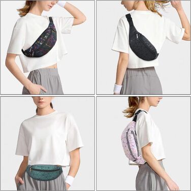 Жіноча поясна сумка-рюкзак, водонепроникна, з PU шкіри, для спорту та відпочинку (темно-зелена)