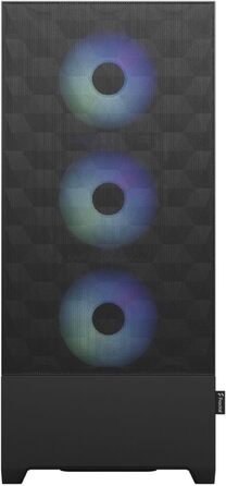Корпус для ПК Fractal Design Pop Black з темперованим склом та сіткою Honeycomb Mesh - RGB, XL, для геймінгу