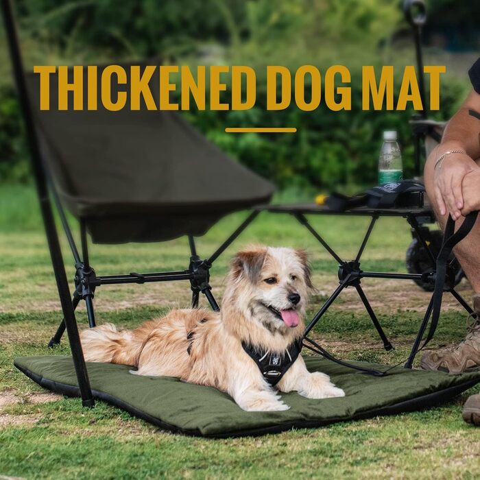OneTigris Dog Blanket 110cm*68cm, Thickened Velvet Dog Mat Warmer Velvet Dog Bed Cat Bed for Large & Medium-Sized Dogs Travel Camping Outdoor, Reversible and Portable, Hand Washable