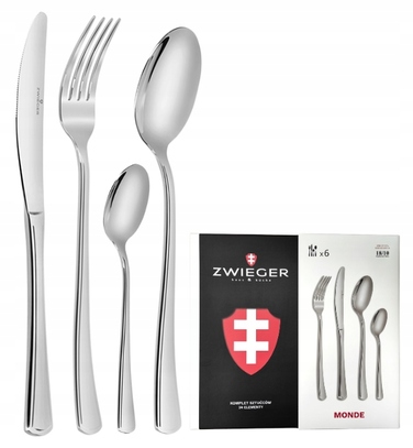 Набір столових приборів Zwieger Monde, 24 предмети