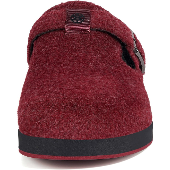 Фетрові тапочки Sisttke для дому, чоловічі/жіночі, зимові, закриті, з змінним устілкою (42 EU, Червоний 2440)