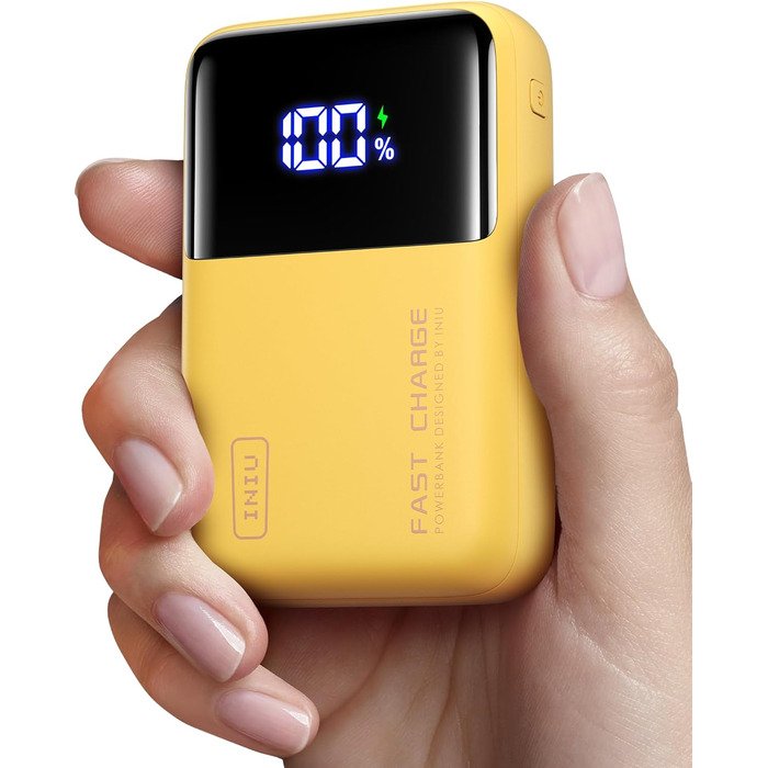 Портативний зарядний банк INIU на 100W 25000mAh з USB-C, сумісний з MacBook, iPad, iPhone, DJI, камерами та ін.