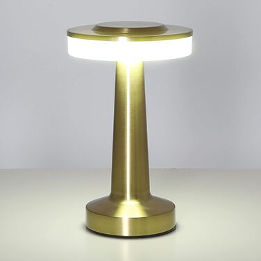 Cepewa Настільна лампа Lille | LED, Touch, USB, Регулювання яскравості, Зміна кольору, Золота