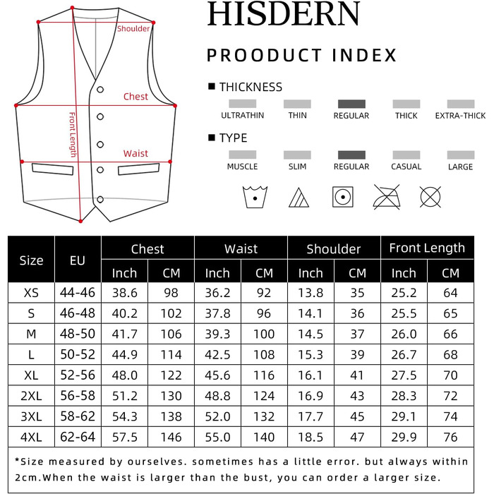 HISDERN Жилет чоловічий в клітинку Herringbone, весільний, формальний, твідовий, вовняний, класичний, базовий, сірий