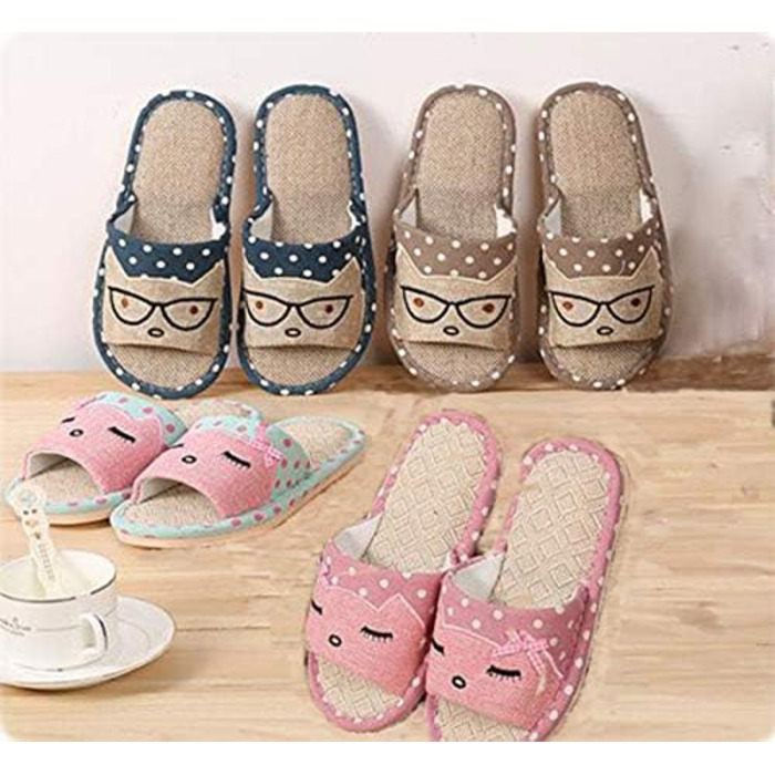 Тапочки дитячі халатні AioTio, халатні, японський стиль, рожеві, з мультфільмом, антиковзаючі, теплі, подарунок (38/39 EU)