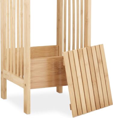Підставка для парасольок Relaxdays з натурального бамбука, 26.5 x 25 x 64 см