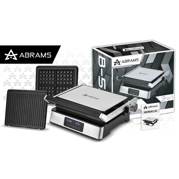 Електричний контактний гриль Abrams B530, 2200 Вт