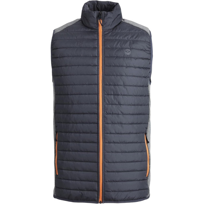 JACK & JONES чоловіча степкова жилетка 4XL великі розміри, колір Росін/Деталь: мармеладний контраст