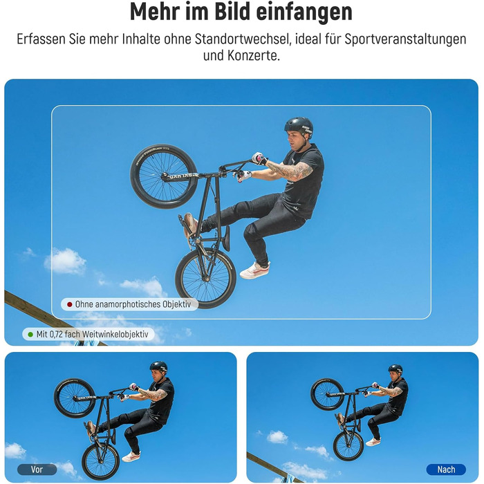 NEEWER Набір фільтрів ND для DJI Osmo Pocket 3: ND2-32, CPL, 0.72x, 112° Ширококутний об'єктив, 2 захисні плівки