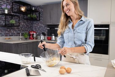 Набір мірних кухлів KitchenAid, 3 шт, чорний, 1 л, 500 мл, 250 мл, для кухні, можна мити в посудомийці