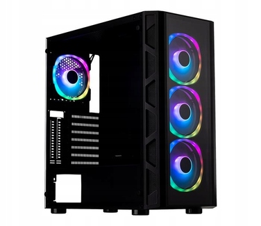Корпус Silver Monkey X Chest TG Midi Tower, чорний