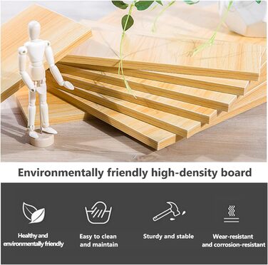 Підставка для колонок 2 шт., сталевий каркас, до 40 кг, поглинання вібрацій, MDF, покращує звук (чорний, 60 см)