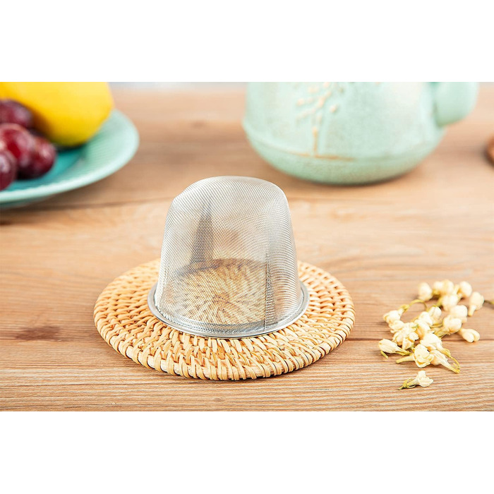 Чайник для плити преміум-класу, чавунний, з ситечкою для листового чаю, 1,5 л, зелений