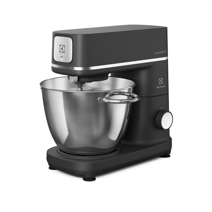 Тістоміс Electrolux EKM5570 з нержавіючої сталі, 1200 Вт, 10 швидкостей, з вінчиком та кришкою, Black Pearl