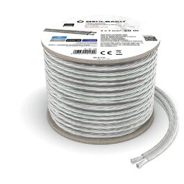 Oehlbach Silverline SP-40: Аудіокабель для акустики 2x4mm², 10м, срібне покриття SPOFC